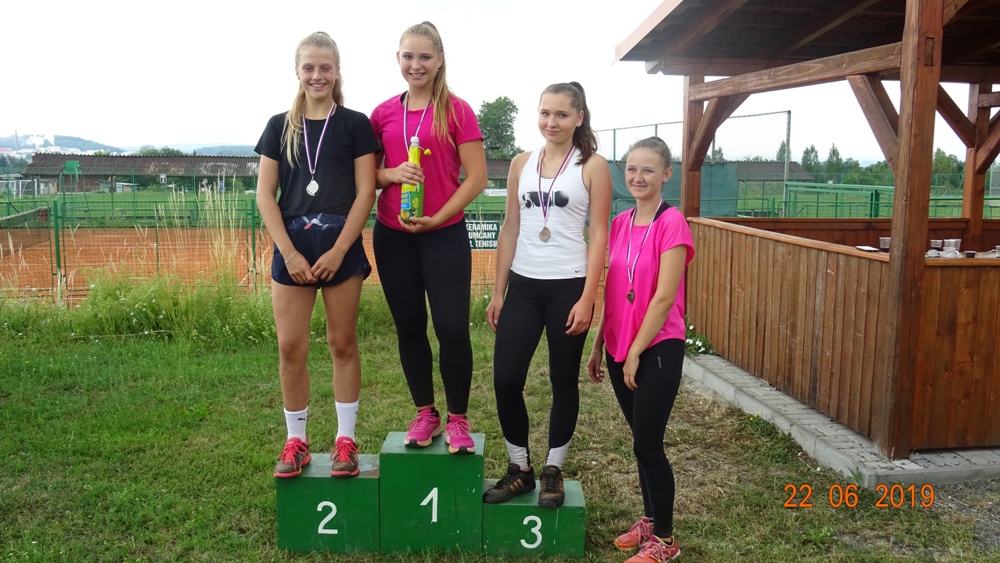 2019 - vyhlášení turnaje děvčat s vítězkou Stelou Šambergrovou