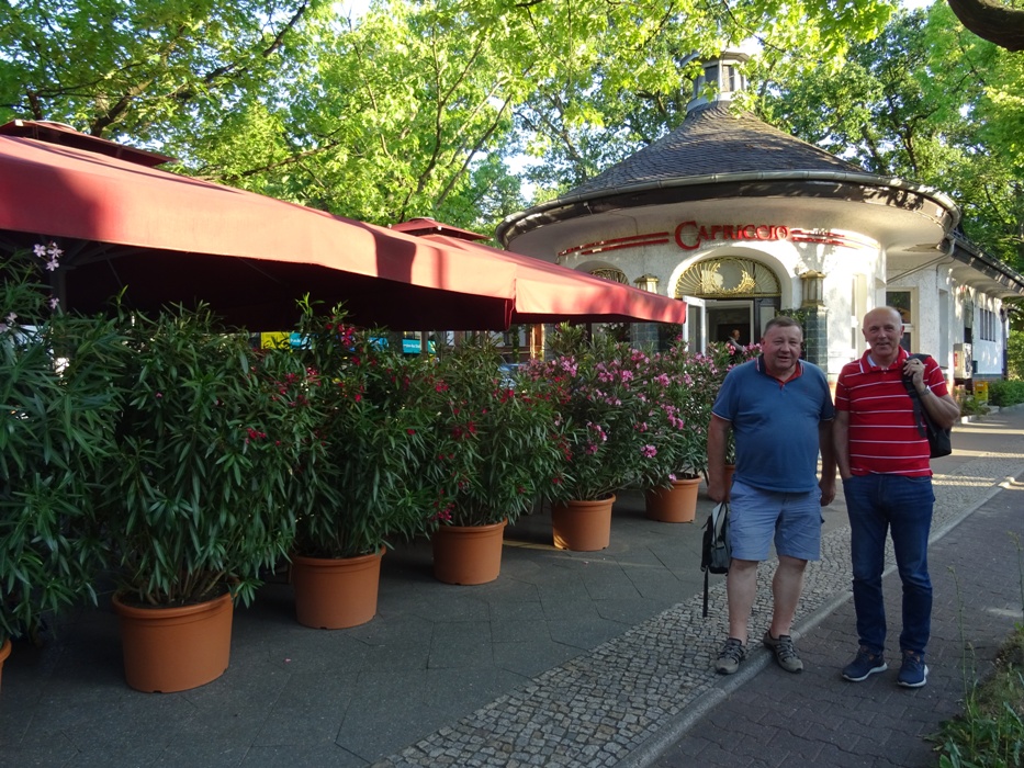 Berlín - večeře v italské restauraci Capriccio cestou z kurtů do hotelu