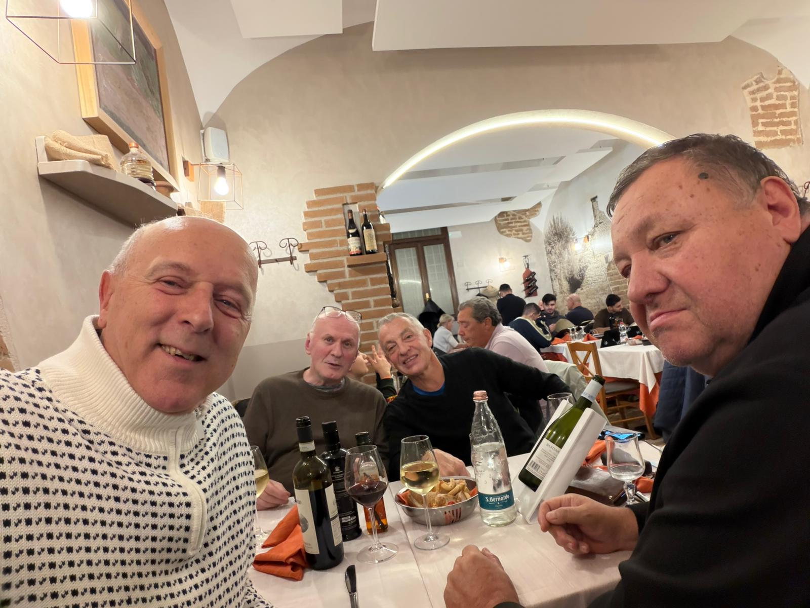 Večeře na rozloučení s městem  Bologna