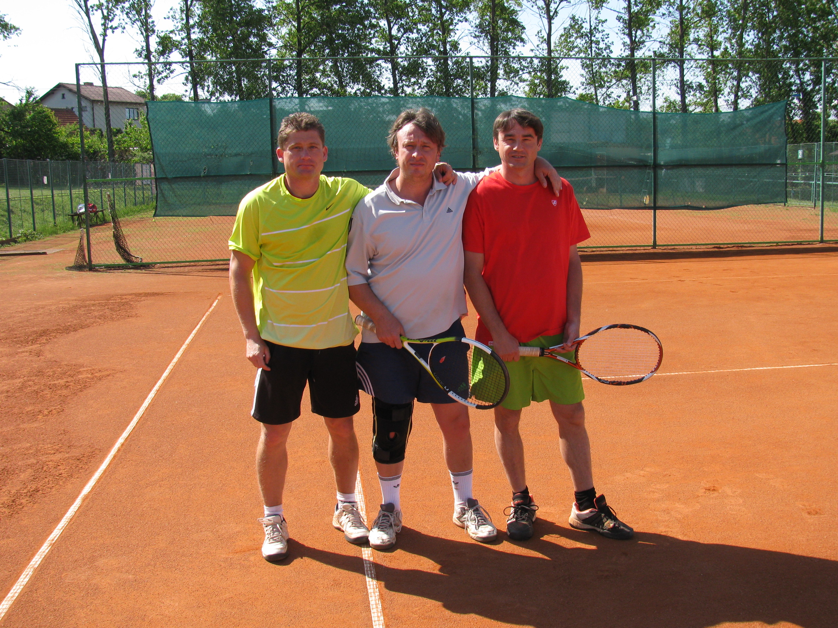 DC 2012 - hráči A-týmu Šambergr, Marák a Kozel