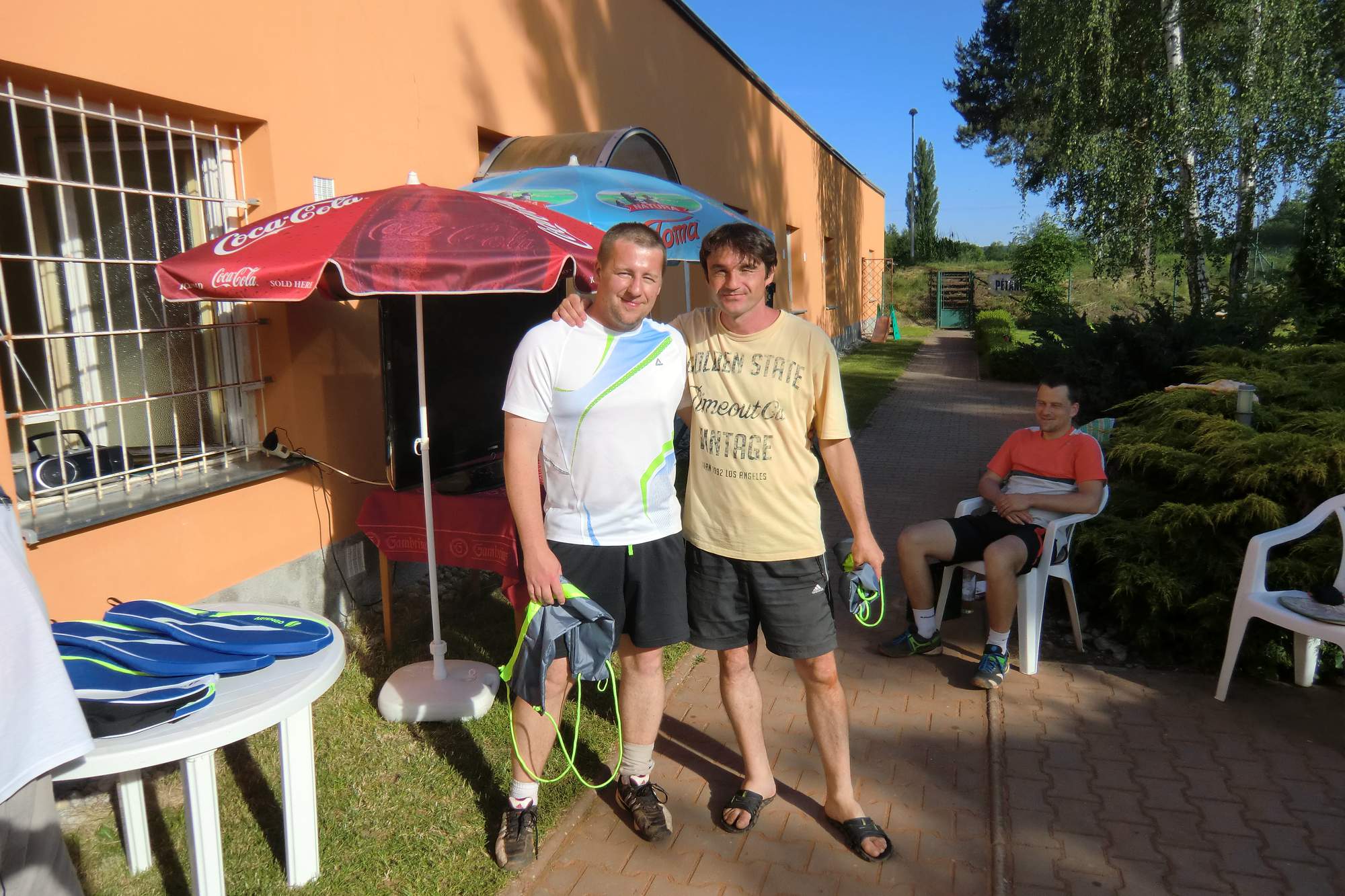 2014 - domácí hráč Fejka s M.Kozlem skončili ve čtvrtfinále