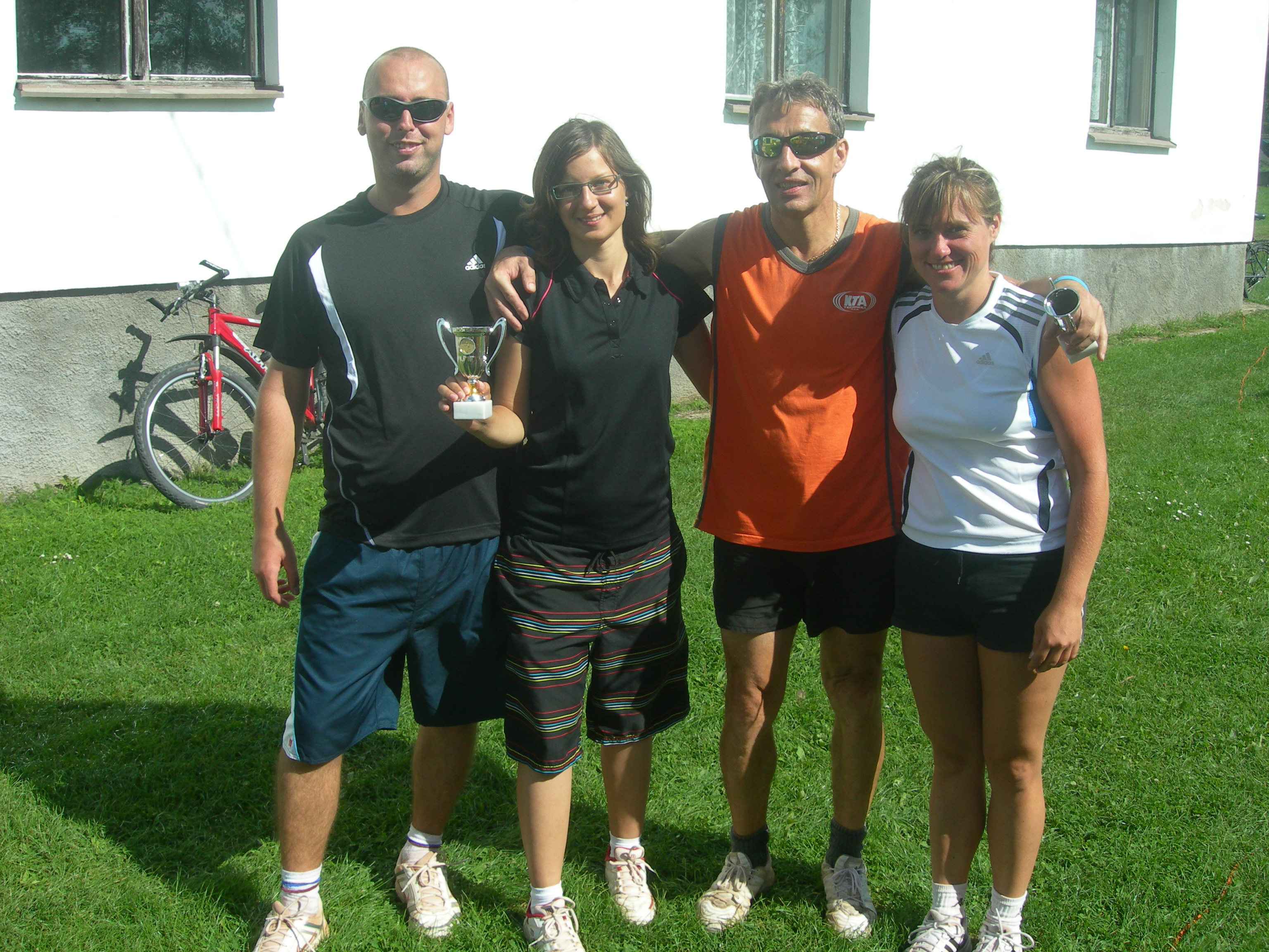 Mix Cup 2012 - finalisté R.Hrubý, I.Milotová, J.Vaněček a P.Rindererová