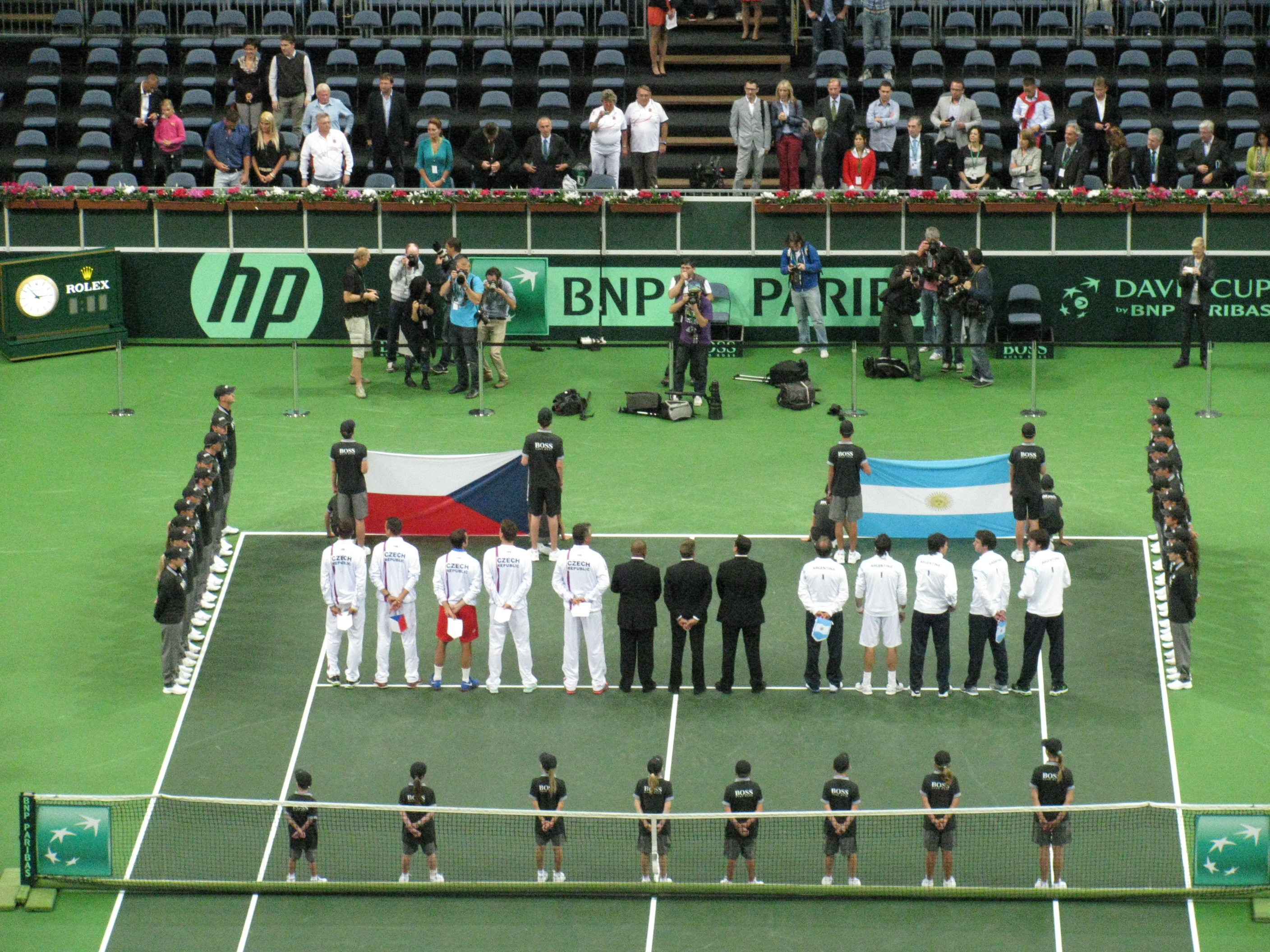 2013 - slavnostní zahájení semifinále světové skupiny DC