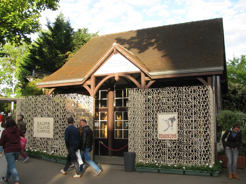 Paříž 26.5.2015 - tenisové muzeum v areálu Rolanda Garrose