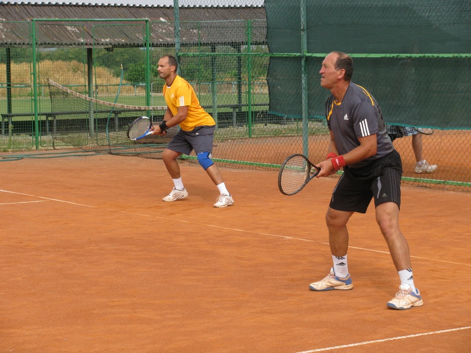 CHLC 2015 v deblu - poražení finalisté Petr Černý s Miroslavem Švátorou