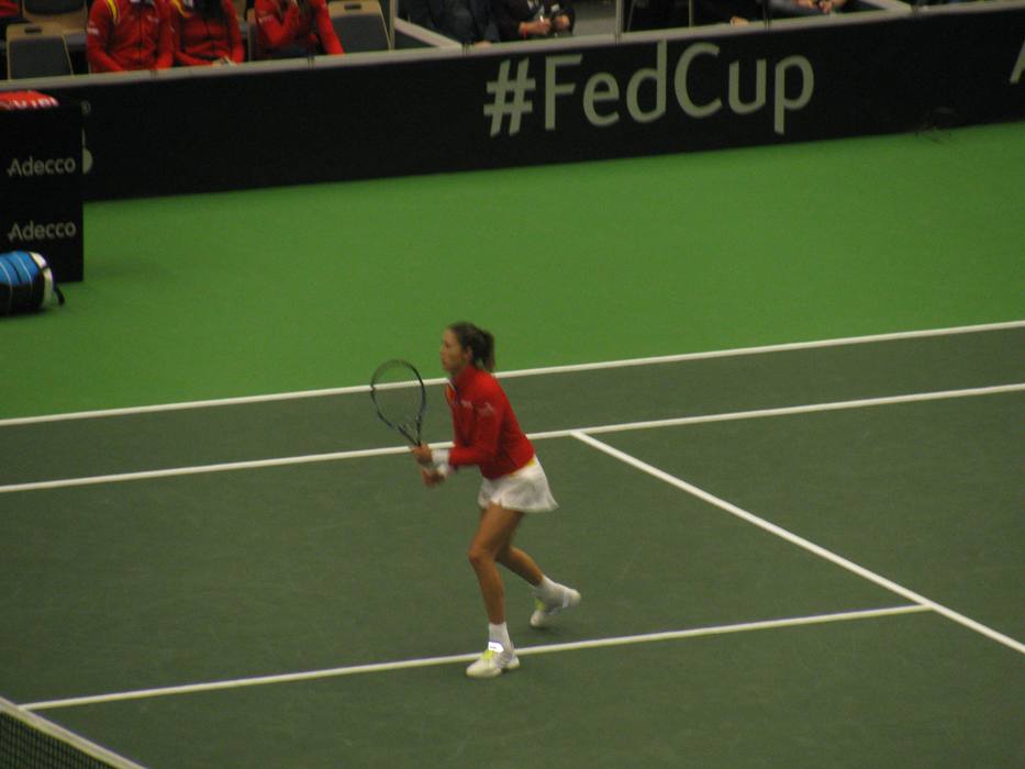 Španělská jednička Garbine Muguruza získala jediný bod proti Strýcové.